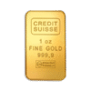 Lingot d’or 1 Once Crédit Suisse – 999,9/1000, certificat inclus